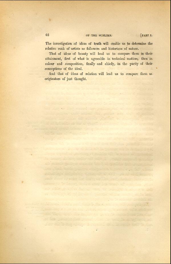 'Modern Painters' Volume I (1846 edition): Part I: Section II: Chapter III: Page 42
