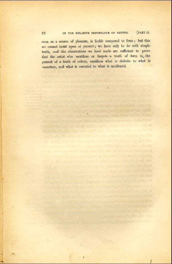 'Modern Painters' Volume I (1846 edition): Part II: Section I: Chapter V: Page 70