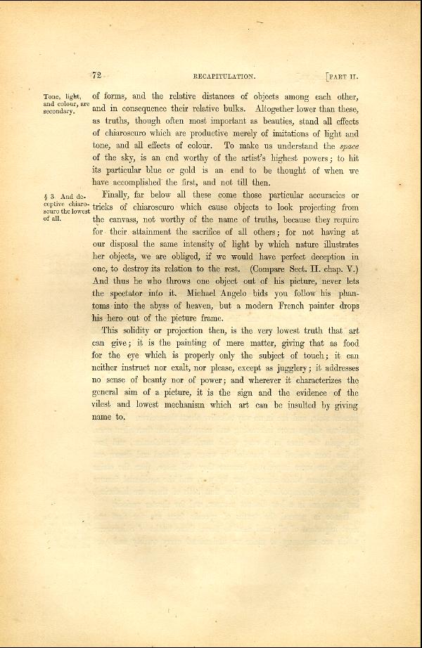 'Modern Painters' Volume I (1846 edition): Part II: Section I: Chapter VI: Page 72