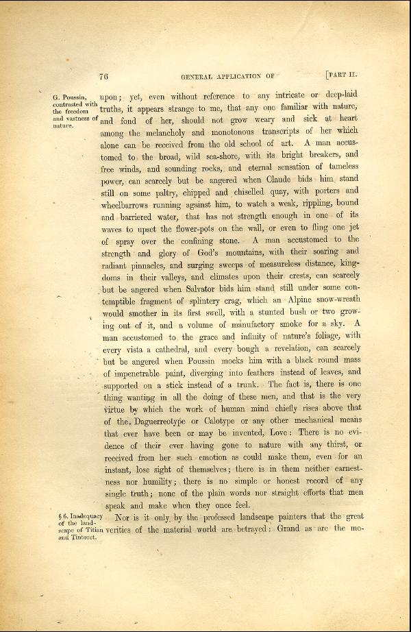 'Modern Painters' Volume I (1846 edition): Part II: Section I: Chapter VII: Page 76