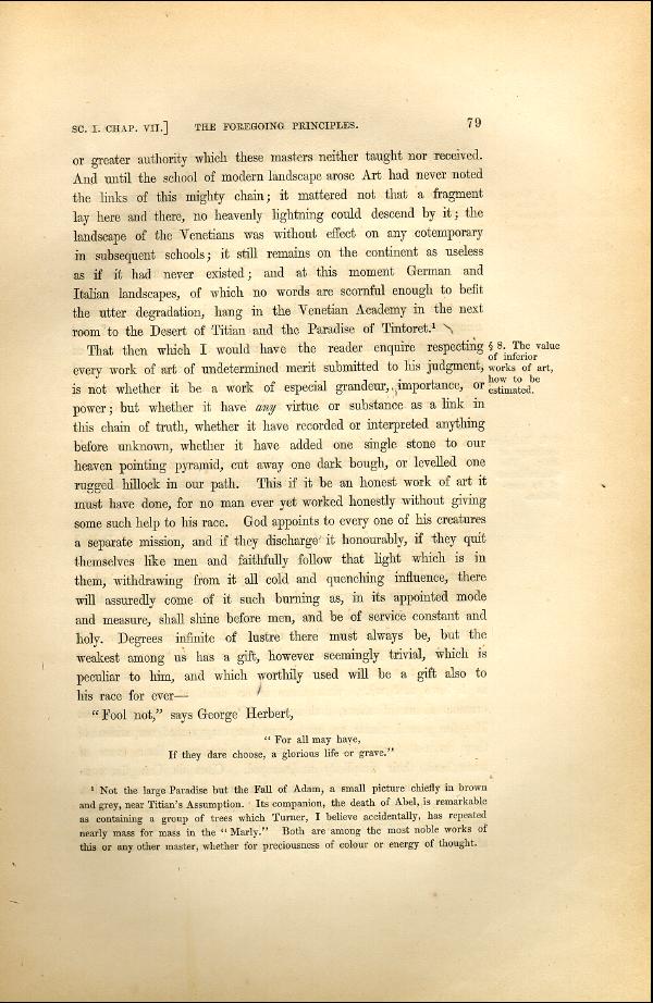 'Modern Painters' Volume I (1846 edition): Part II: Section I: Chapter VII: Page 79