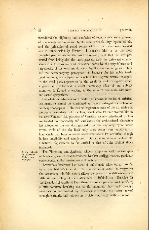 'Modern Painters' Volume I (1846 edition): Part II: Section I: Chapter VII: Page 86