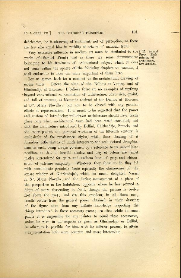 'Modern Painters' Volume I (1846 edition): Part II: Section I: Chapter VII: Page 101