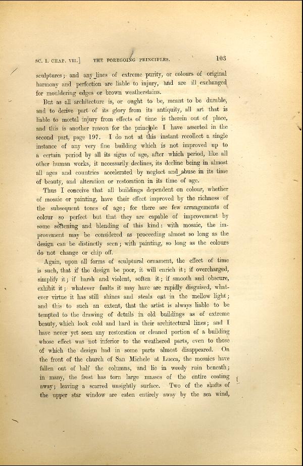 'Modern Painters' Volume I (1846 edition): Part II: Section I: Chapter VII: Page 103