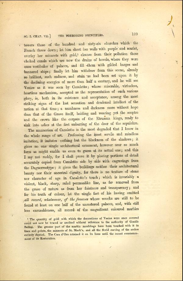 'Modern Painters' Volume I (1846 edition): Part II: Section I: Chapter VII: Page 109