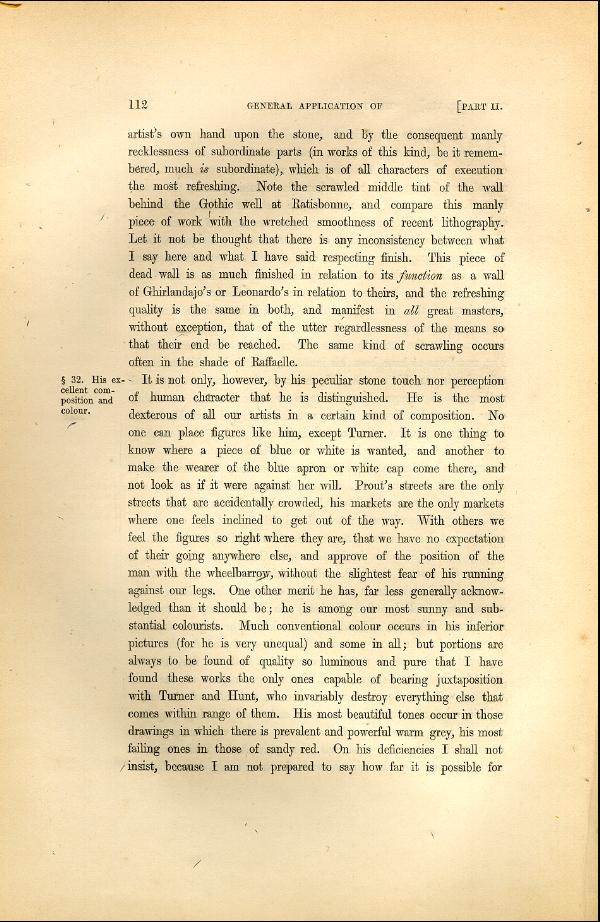 'Modern Painters' Volume I (1846 edition): Part II: Section I: Chapter VII: Page 112