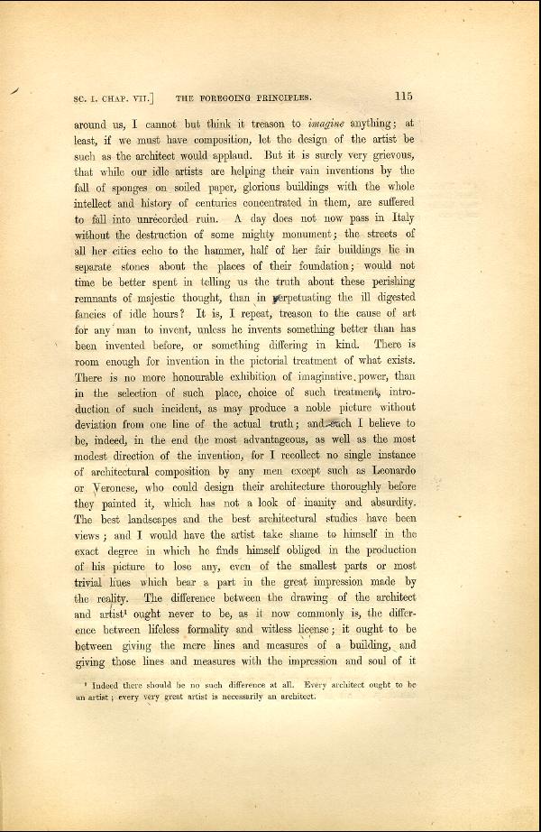 'Modern Painters' Volume I (1846 edition): Part II: Section I: Chapter VII: Page 115