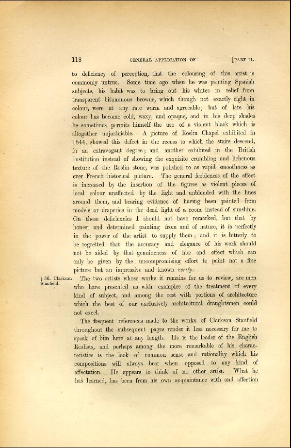 'Modern Painters' Volume I (1846 edition): Part II: Section I: Chapter VII: Page 118
