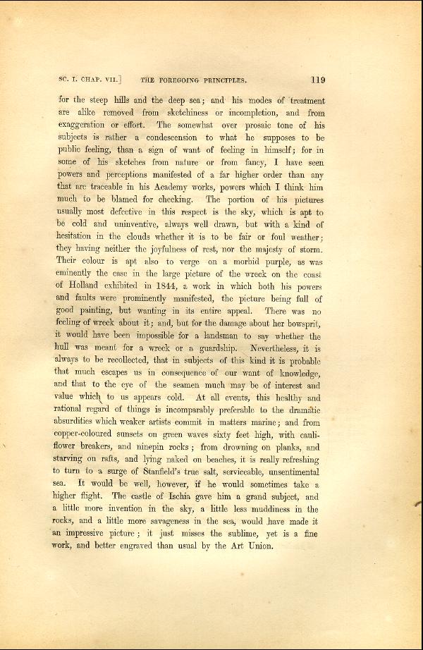 'Modern Painters' Volume I (1846 edition): Part II: Section I: Chapter VII: Page 119