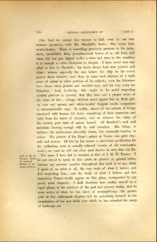 'Modern Painters' Volume I (1846 edition): Part II: Section I: Chapter VII: Page 120