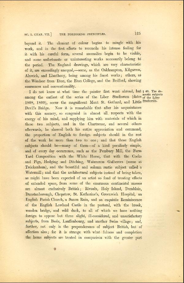 'Modern Painters' Volume I (1846 edition): Part II: Section I: Chapter VII: Page 125