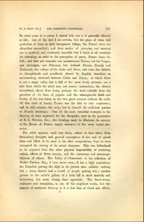 'Modern Painters' Volume I (1846 edition): Part II: Section I: Chapter VII: Page 127