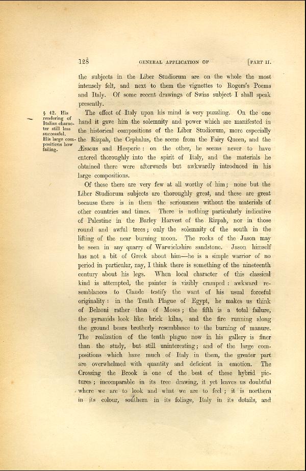 'Modern Painters' Volume I (1846 edition): Part II: Section I: Chapter VII: Page 128