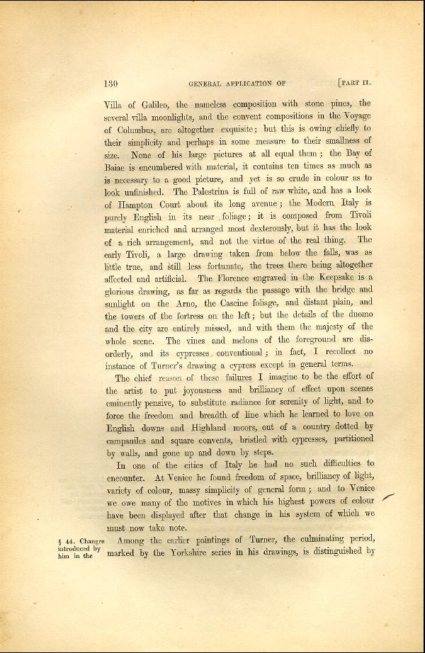 'Modern Painters' Volume I (1846 edition): Part II: Section I: Chapter VII: Page 130