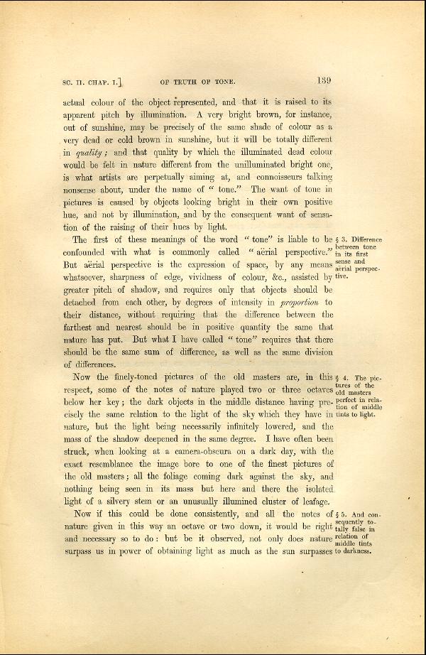 'Modern Painters' Volume I (1846 edition): Part II: Section II: Chapter I: Page 139