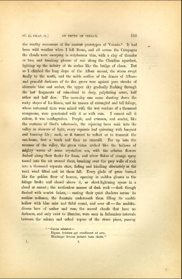 'Modern Painters' Volume I (1846 edition): Part II: Section II: Chapter II: Page 153
