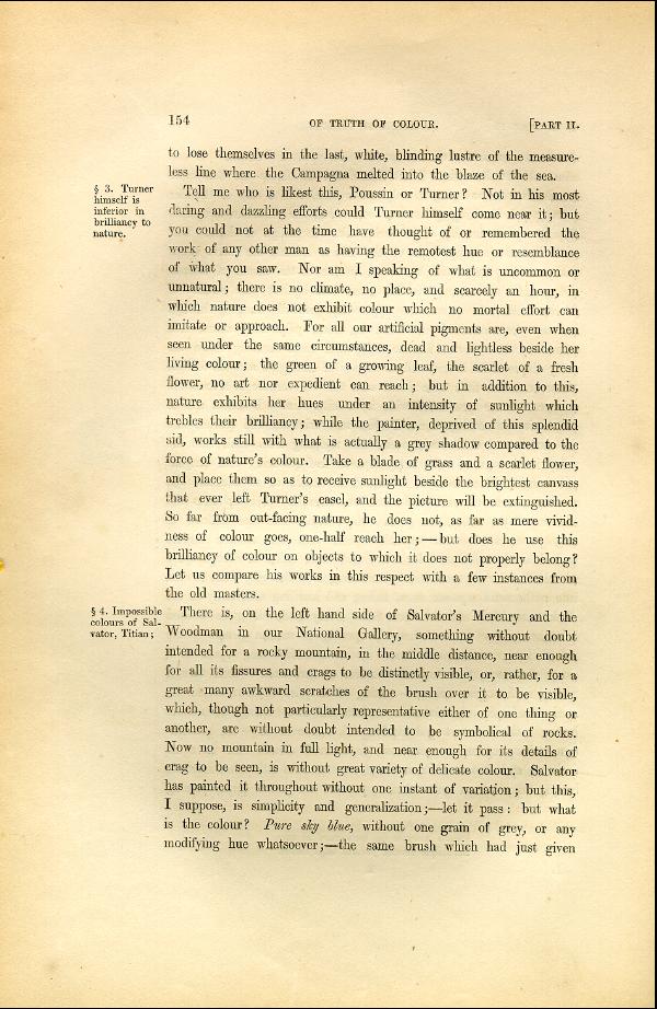 'Modern Painters' Volume I (1846 edition): Part II: Section II: Chapter II: Page 154