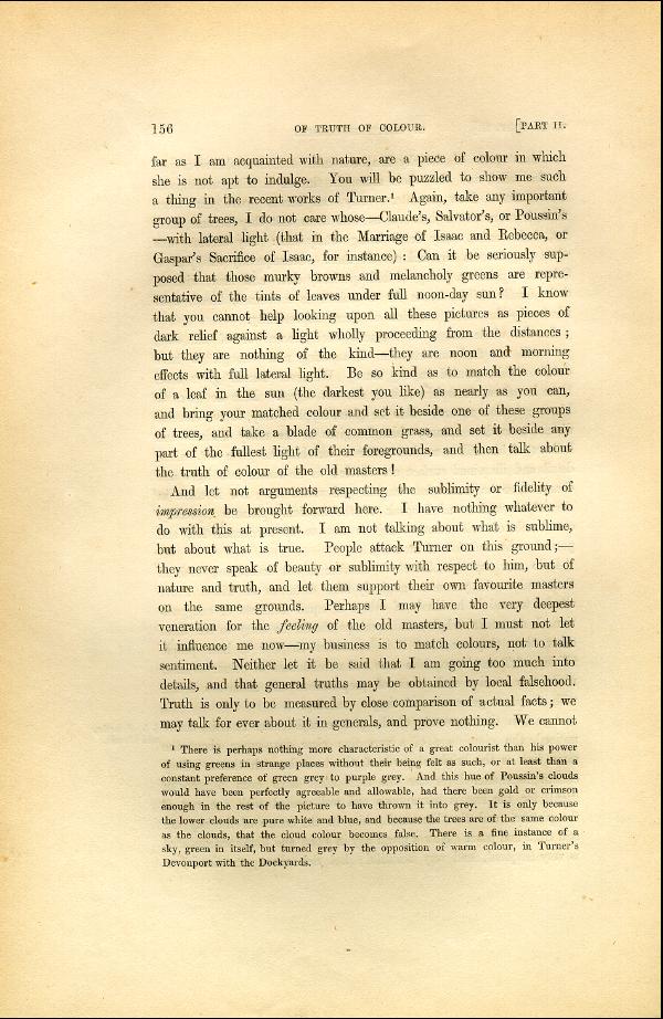 'Modern Painters' Volume I (1846 edition): Part II: Section II: Chapter II: Page 156
