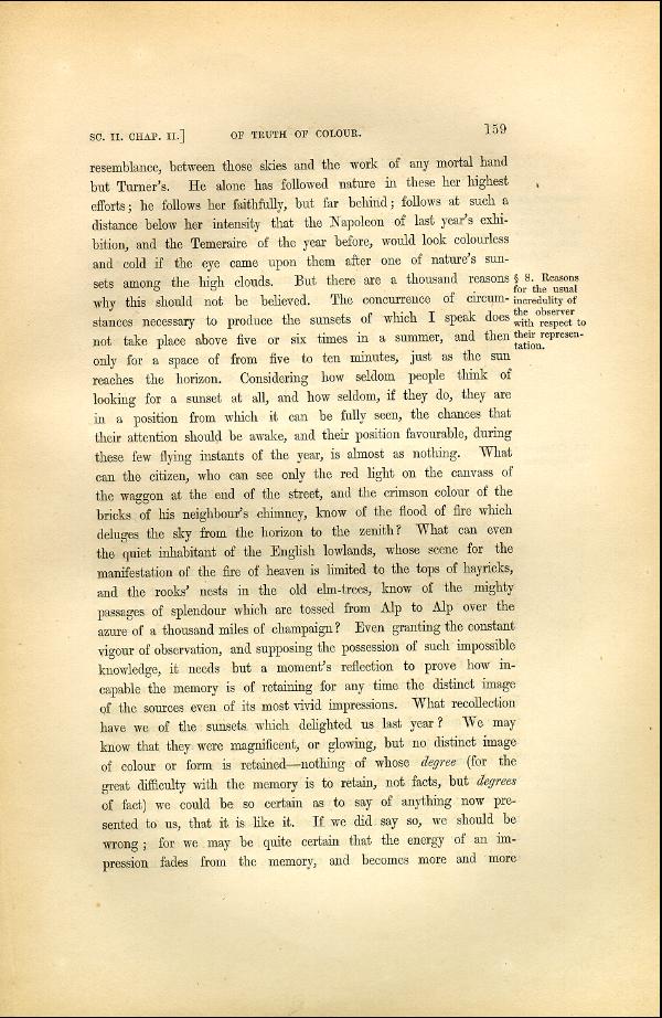 'Modern Painters' Volume I (1846 edition): Part II: Section II: Chapter II: Page 159