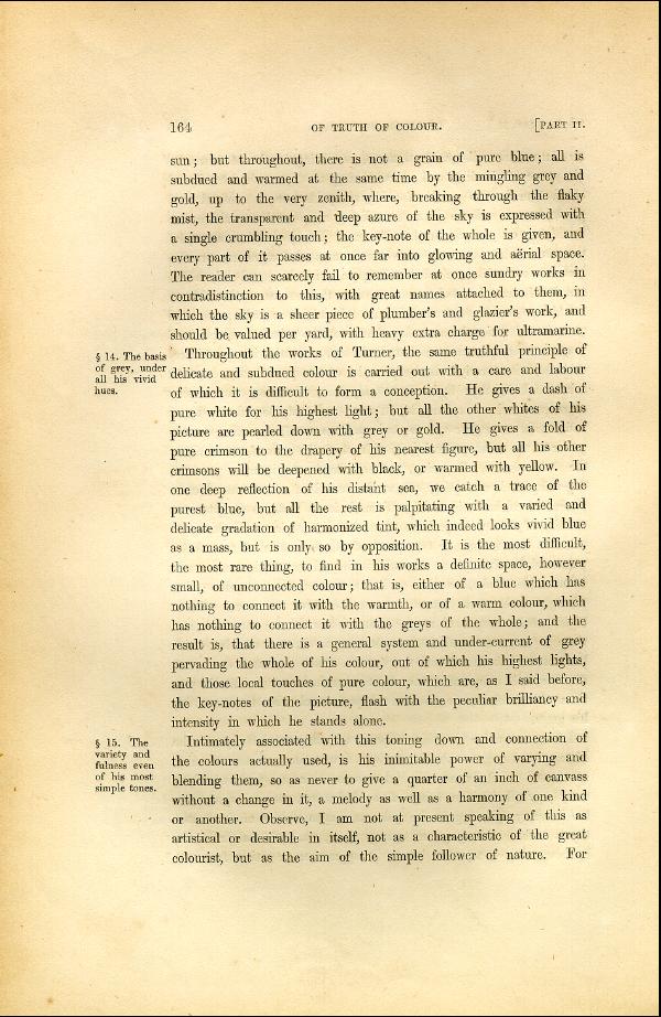 'Modern Painters' Volume I (1846 edition): Part II: Section II: Chapter II: Page 164