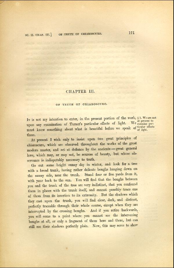 'Modern Painters' Volume I (1846 edition): Part II: Section II: Chapter III: Page 171