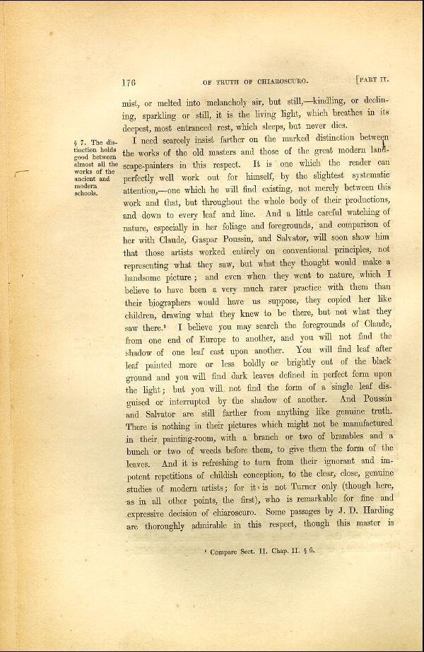 'Modern Painters' Volume I (1846 edition): Part II: Section II: Chapter III: Page 176
