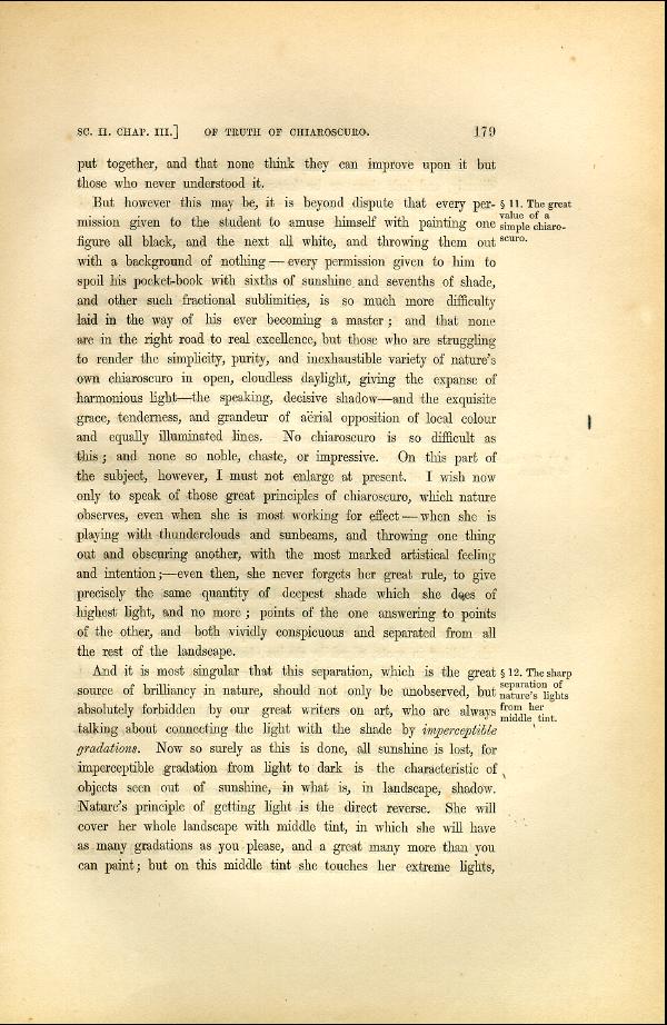 'Modern Painters' Volume I (1846 edition): Part II: Section II: Chapter III: Page 179