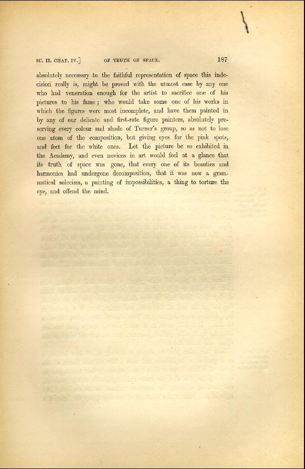 'Modern Painters' Volume I (1846 edition): Part II: Section II: Chapter IV: Page 187