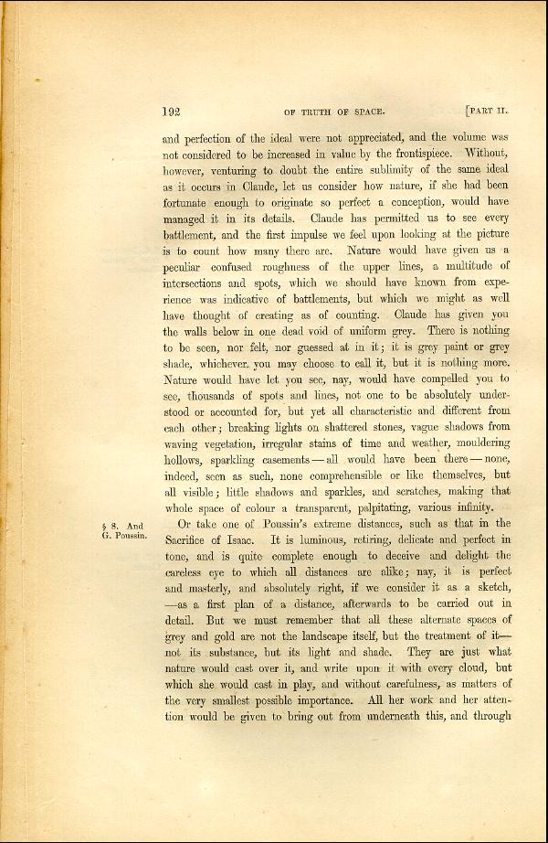 'Modern Painters' Volume I (1846 edition): Part II: Section II: Chapter V: Page 192