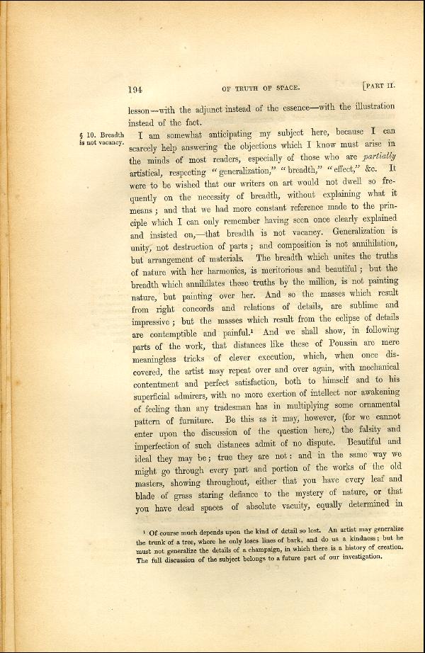 'Modern Painters' Volume I (1846 edition): Part II: Section II: Chapter V: Page 194