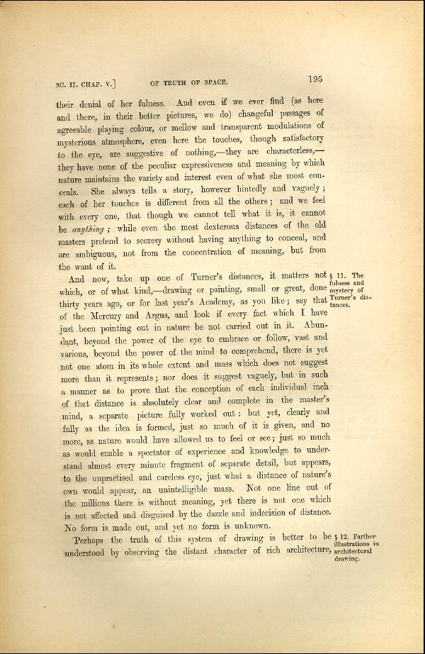 'Modern Painters' Volume I (1846 edition): Part II: Section II: Chapter V: Page 195