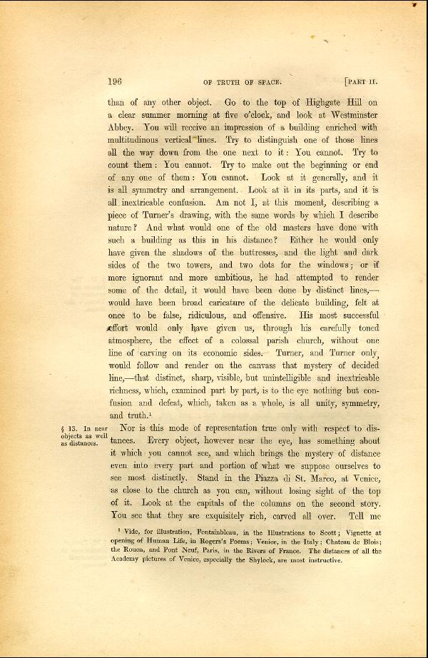 'Modern Painters' Volume I (1846 edition): Part II: Section II: Chapter V: Page 196
