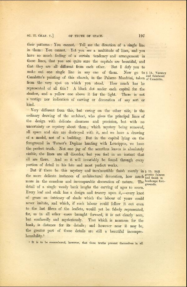 'Modern Painters' Volume I (1846 edition): Part II: Section II: Chapter V: Page 197