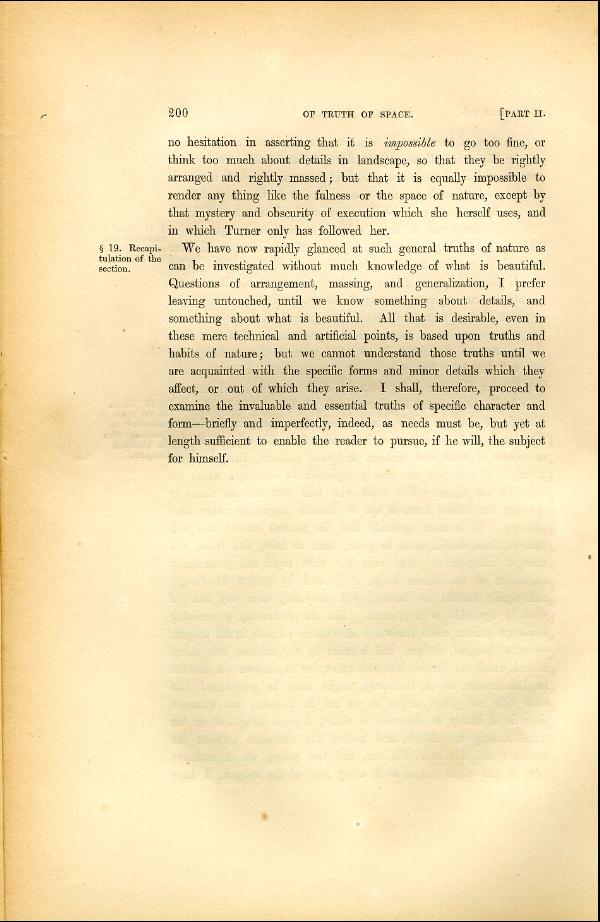 'Modern Painters' Volume I (1846 edition): Part II: Section II: Chapter V: Page 200