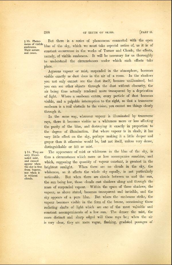 'Modern Painters' Volume I (1846 edition): Part II: Section III: Chapter I: Page 208