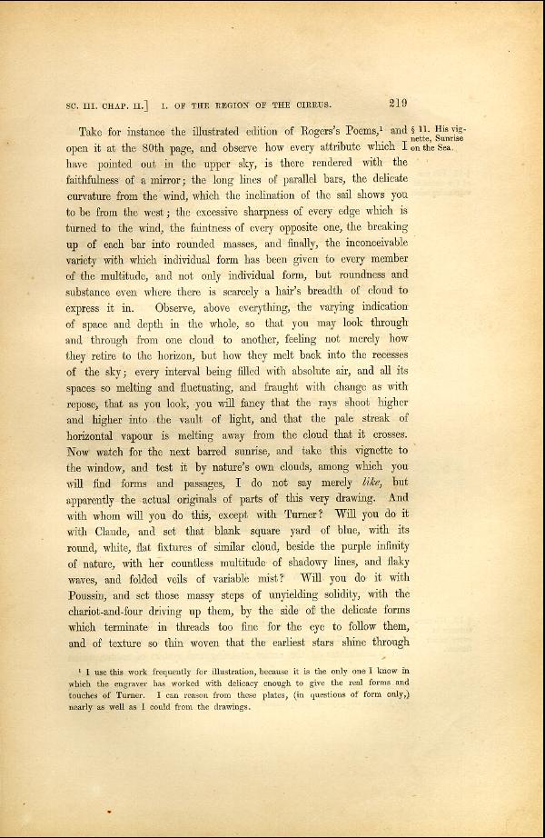 'Modern Painters' Volume I (1846 edition): Part II: Section III: Chapter II: Page 219