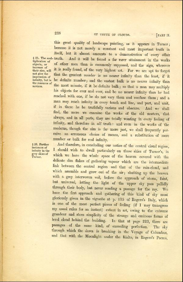 'Modern Painters' Volume I (1846 edition): Part II: Section III: Chapter III: Page 238