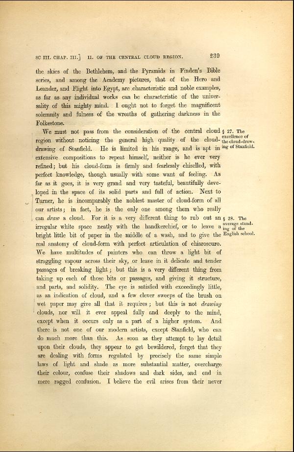 'Modern Painters' Volume I (1846 edition): Part II: Section III: Chapter III: Page 239