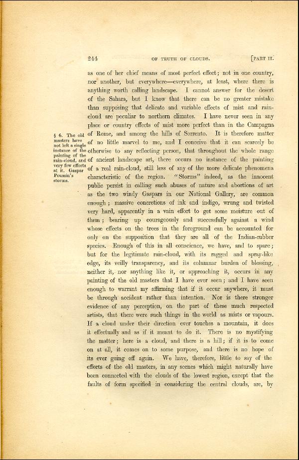 'Modern Painters' Volume I (1846 edition): Part II: Section III: Chapter IV: Page 244