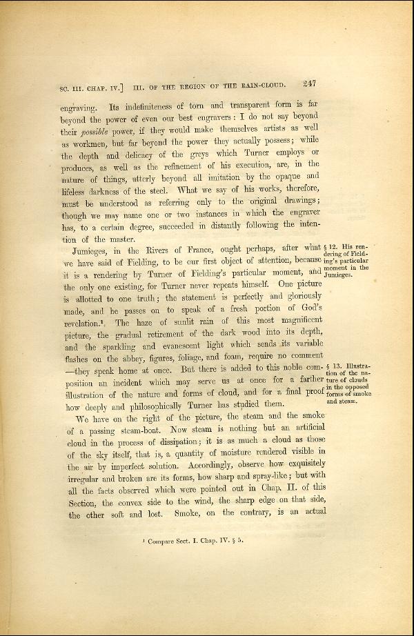 'Modern Painters' Volume I (1846 edition): Part II: Section III: Chapter IV: Page 247