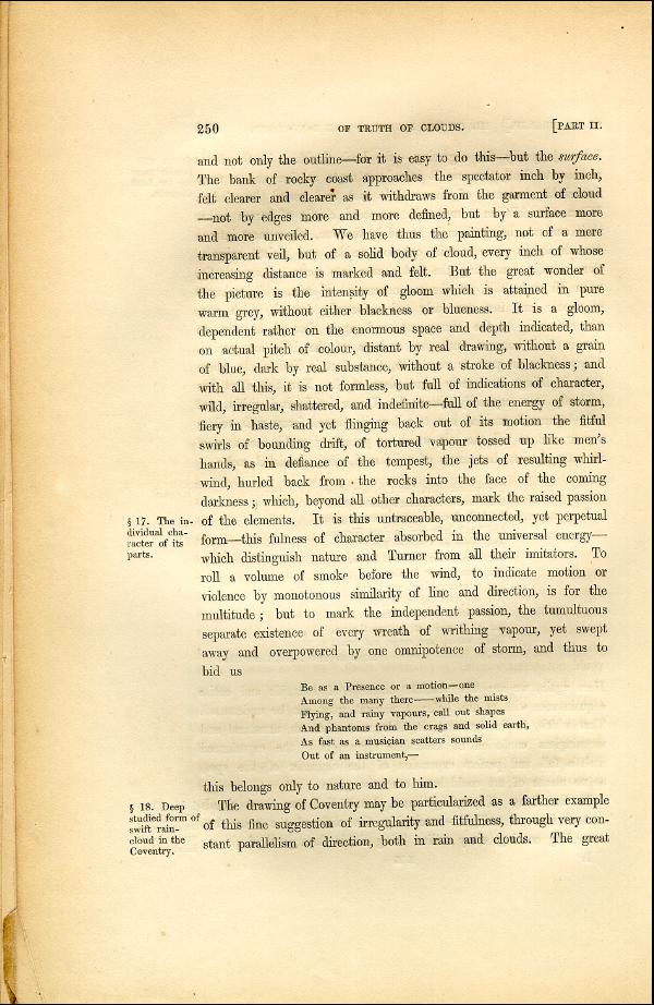 'Modern Painters' Volume I (1846 edition): Part II: Section III: Chapter IV: Page 250