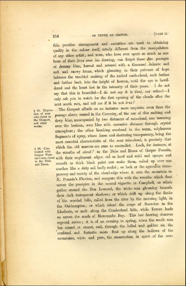 'Modern Painters' Volume I (1846 edition): Part II: Section III: Chapter IV: Page 254