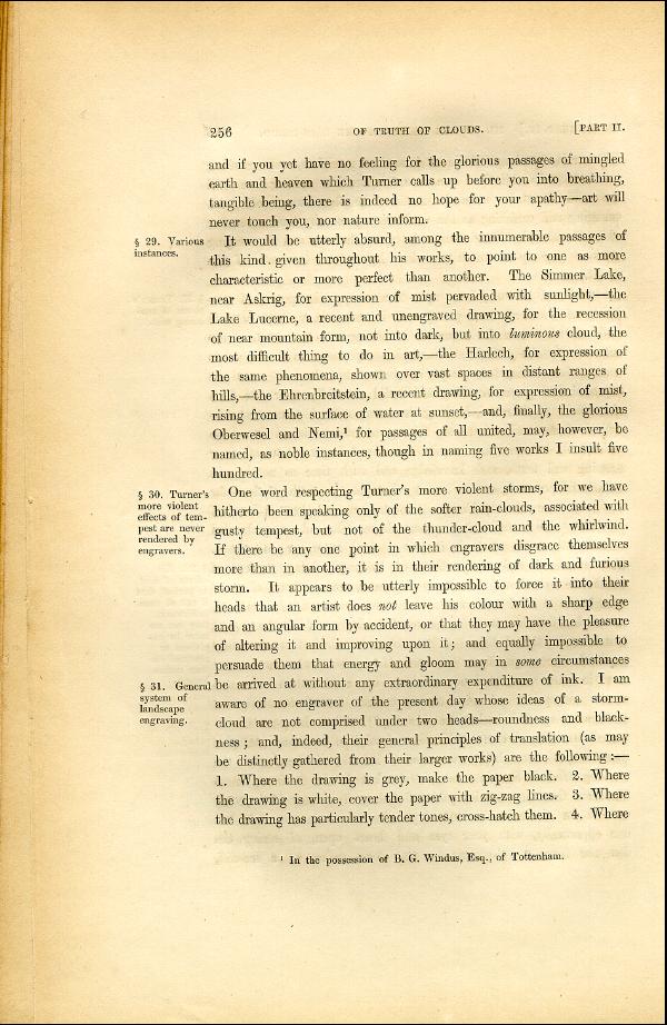 'Modern Painters' Volume I (1846 edition): Part II: Section III: Chapter IV: Page 256