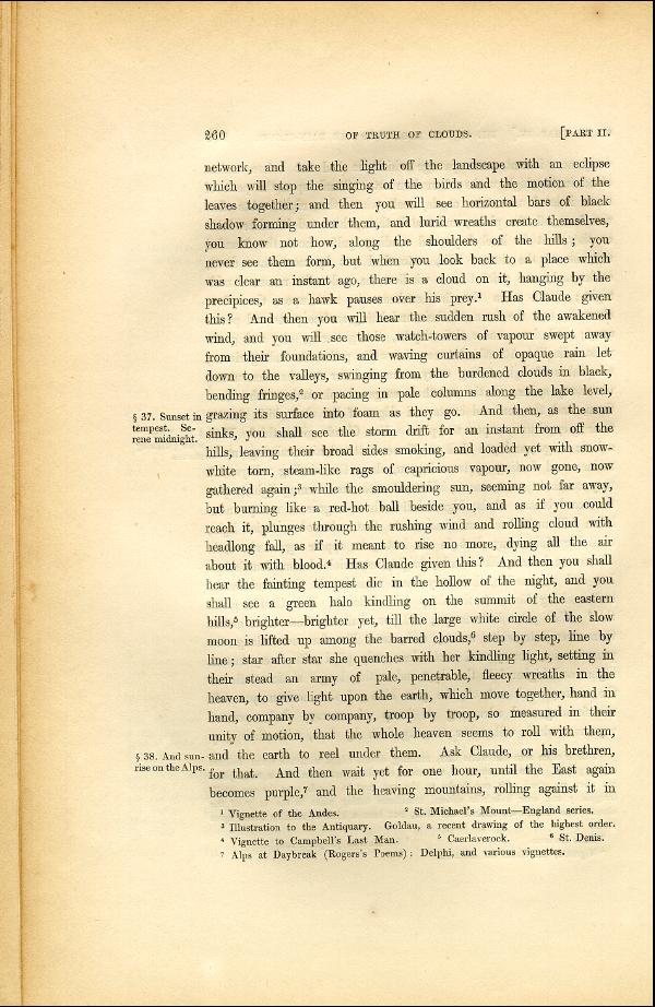 'Modern Painters' Volume I (1846 edition): Part II: Section III: Chapter IV: Page 260