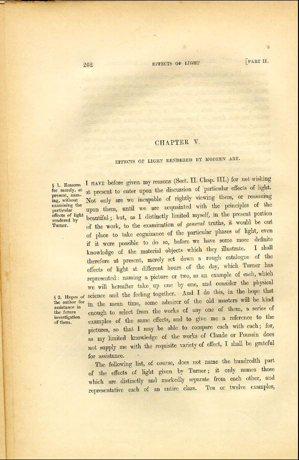 'Modern Painters' Volume I (1846 edition): Part II: Section III: Chapter V: Page 262