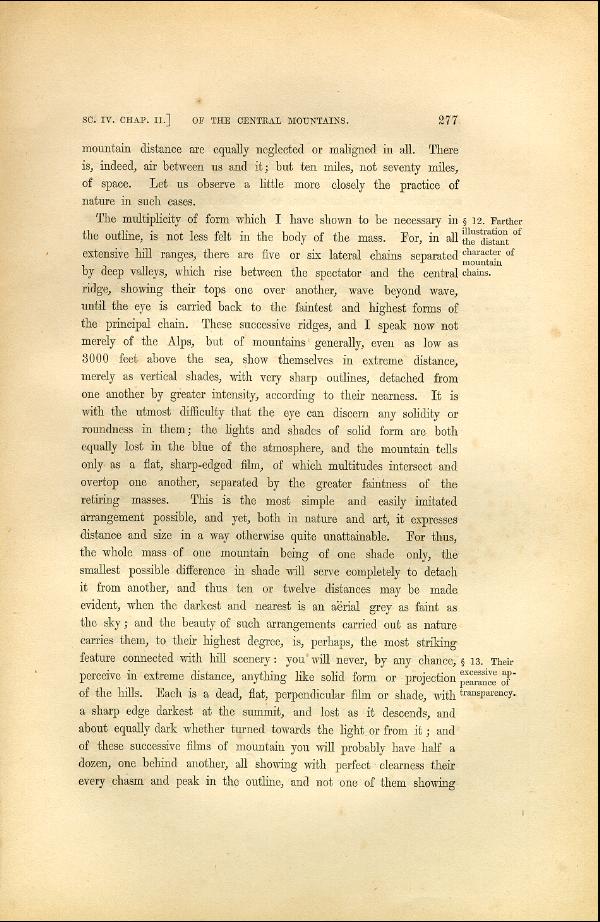 'Modern Painters' Volume I (1846 edition): Part II: Section IV: Chapter II: Page 277