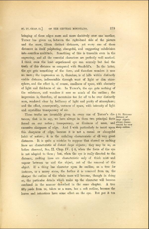 'Modern Painters' Volume I (1846 edition): Part II: Section IV: Chapter II: Page 279