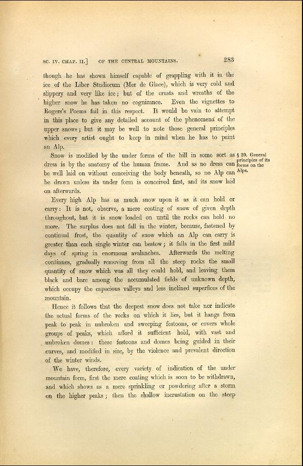 'Modern Painters' Volume I (1846 edition): Part II: Section IV: Chapter II: Page 283