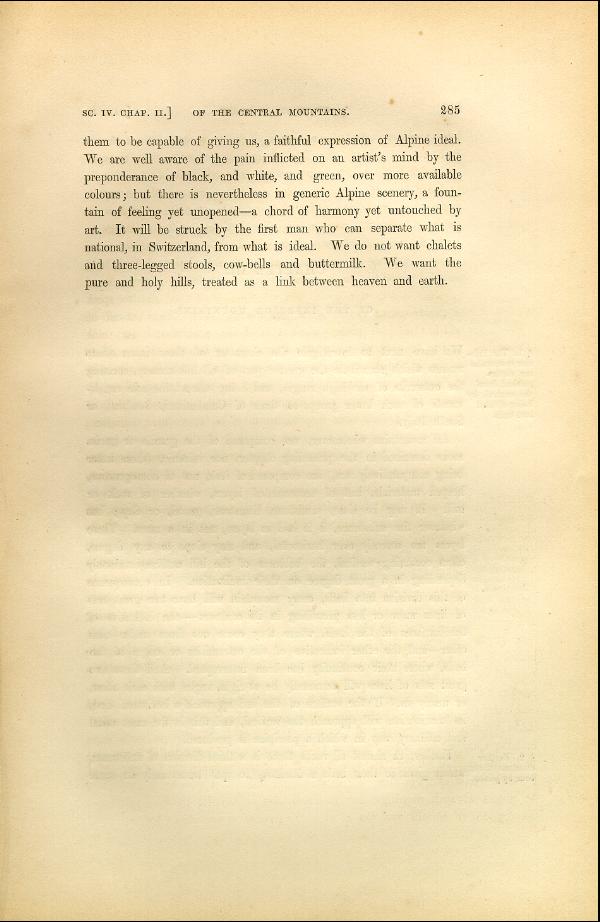 'Modern Painters' Volume I (1846 edition): Part II: Section IV: Chapter II: Page 285