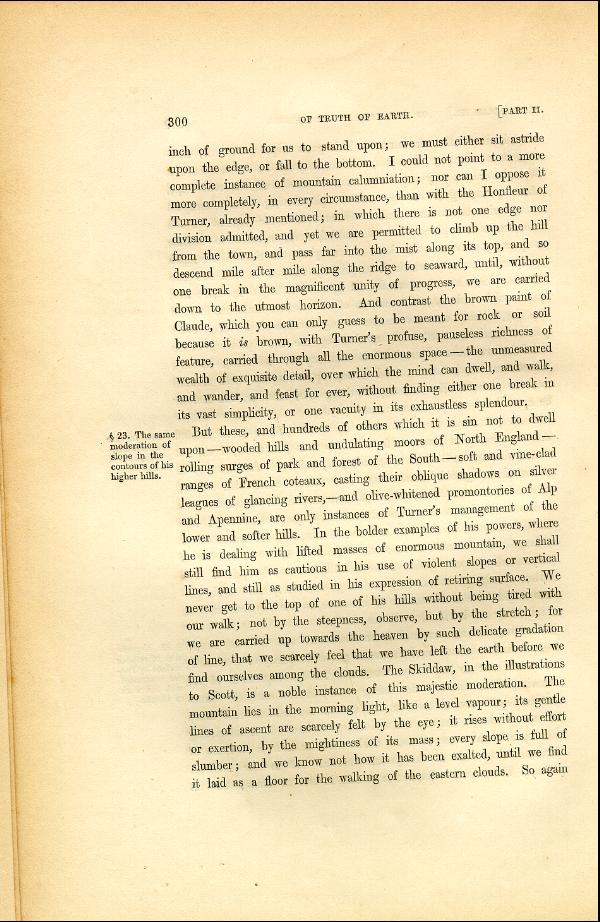 'Modern Painters' Volume I (1846 edition): Part II: Section IV: Chapter III: Page 300